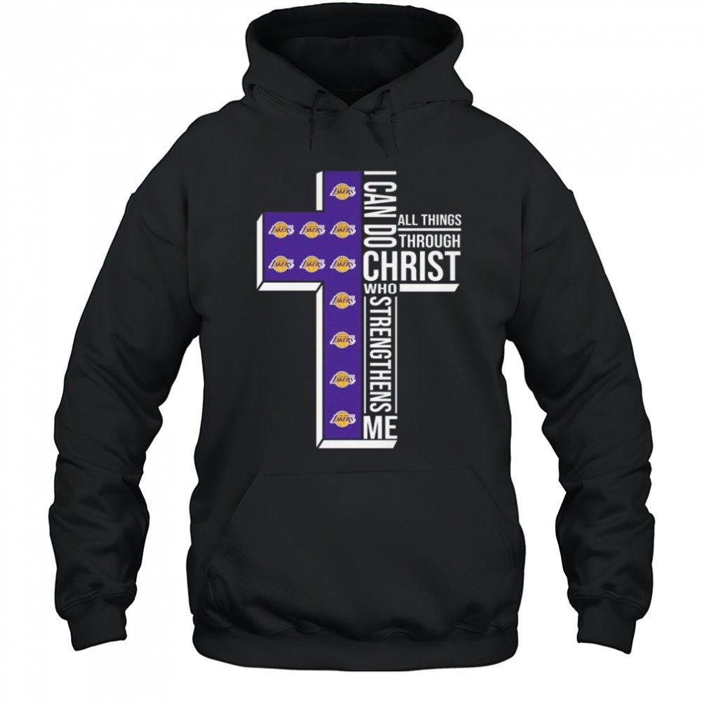 Los Angeles Lakers NBA I Can Do All Things Through Christ Who Strengthens Me 2025 Shirt
