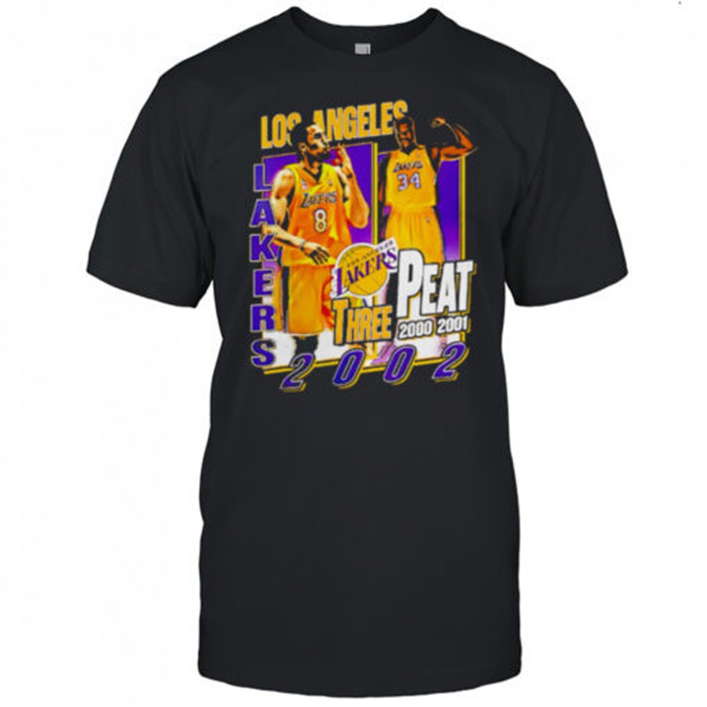 los-angeles-lakers-three-peat-2000-200-2002-kobe-and-shaq-shirt-m4tjawkf Los Angeles Lakers three Peat 2000-200-2002 Kobe and Shaq shirt