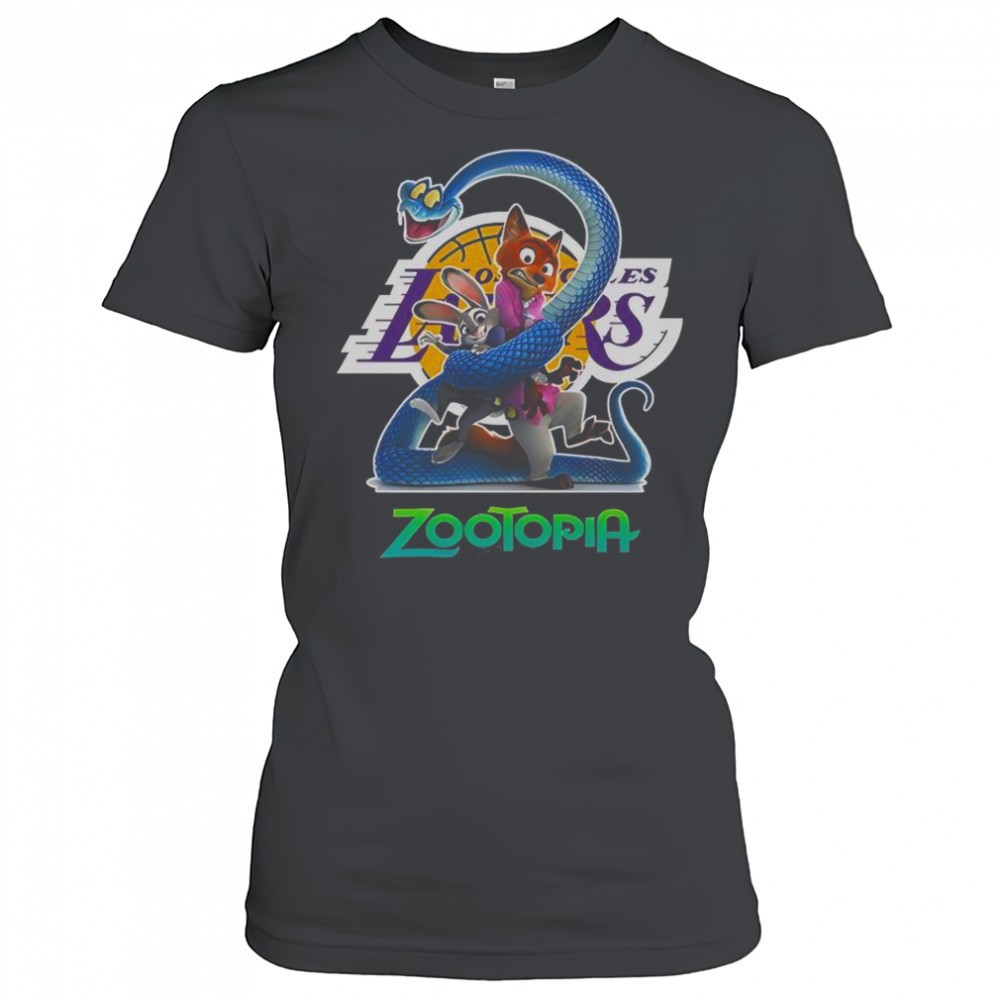 los-angeles-lakers-zootopia-2-t-shirt-isewpbmz Los Angeles Lakers Zootopia 2 T-Shirt