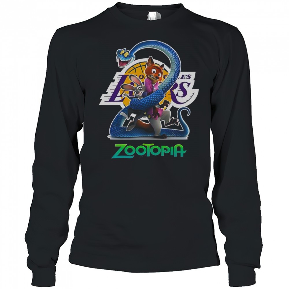 los-angeles-lakers-zootopia-2-t-shirt-isewpbmz Los Angeles Lakers Zootopia 2 T-Shirt