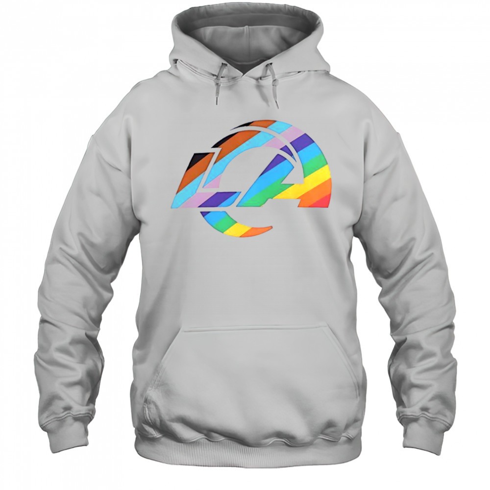 Los Angeles Rams Logo Pride T-Shirt