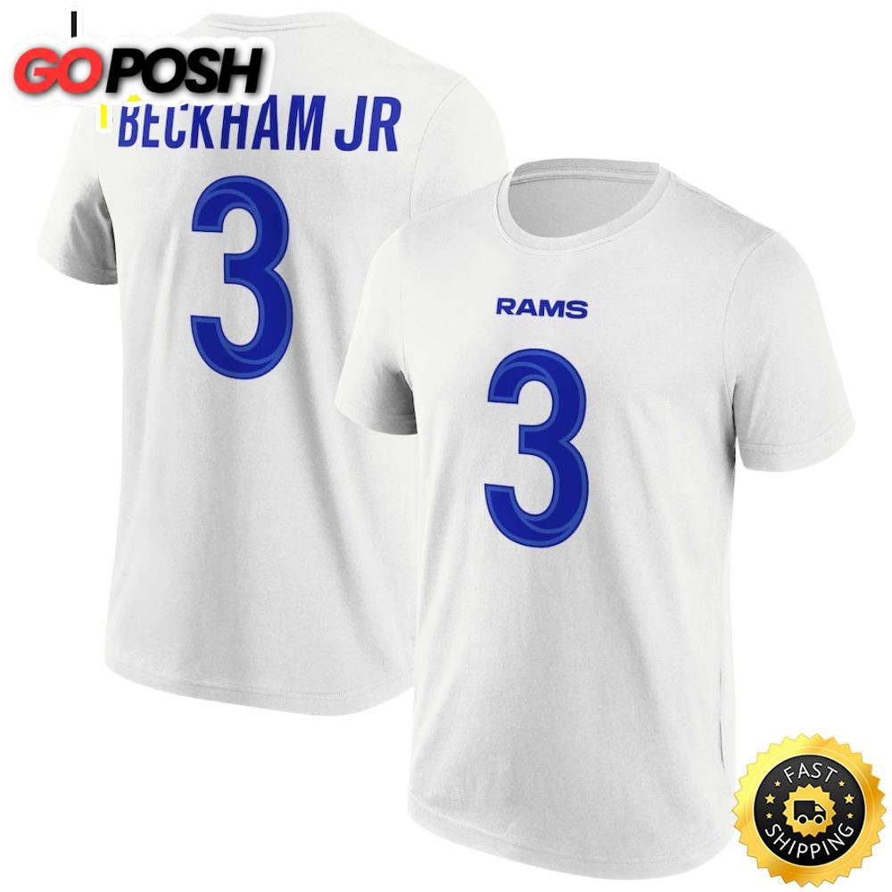 Los Angeles Rams Road Odell Beckham Jr 3 Mens T-shirt