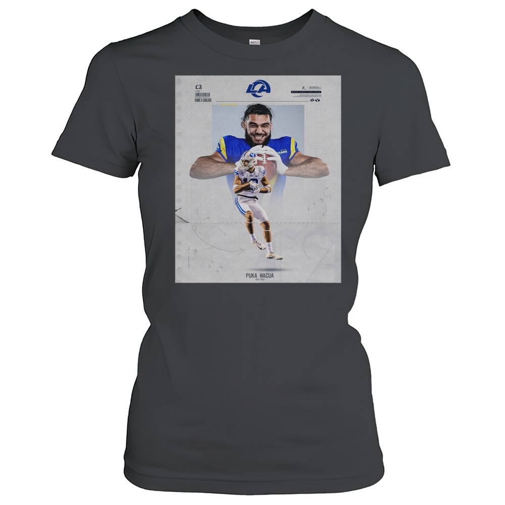 los-angeles-rams-x-byu-cougars-football-puka-nacua-2021-2022-poster-t-shirt-6wbzceut Los Angeles Rams X Byu Cougars Football Puka Nacua 2021 2022 Poster T-shirt
