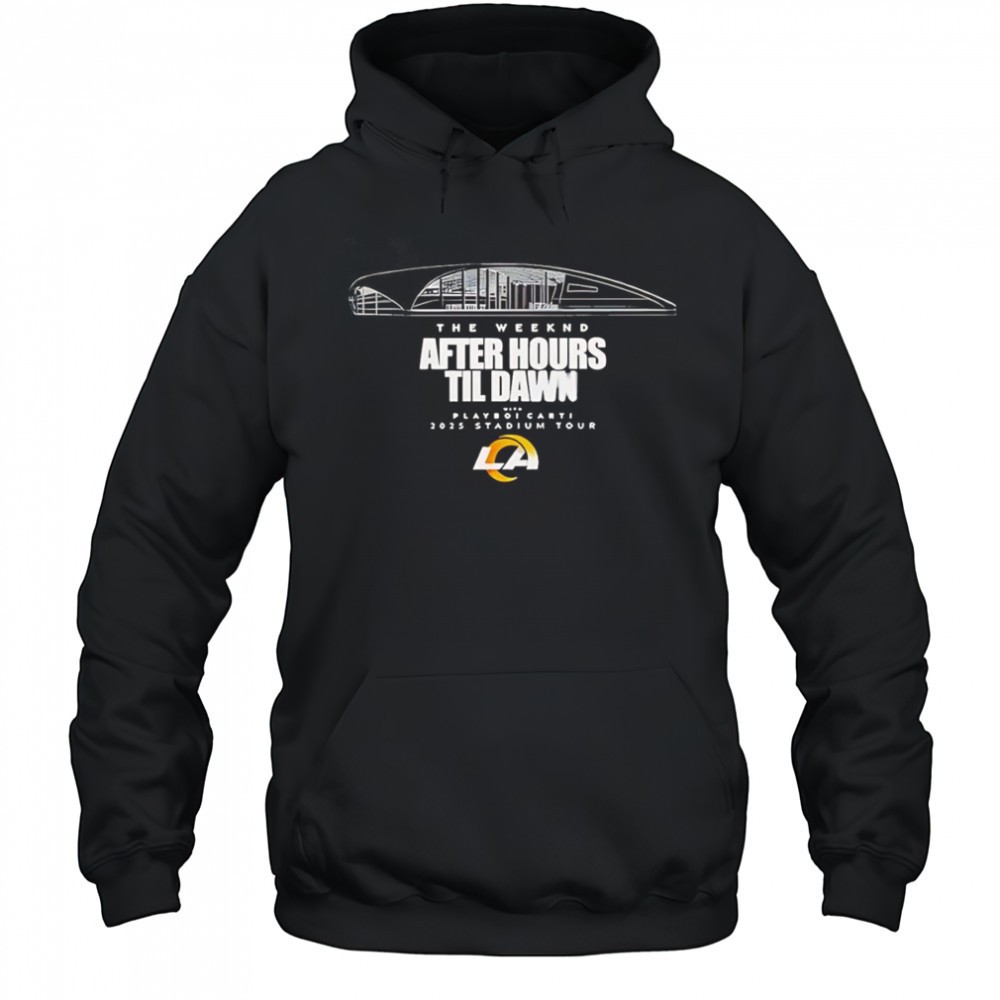 Los Angeles Rams x The Weeknd After Hours Til Dawn Tour shirt