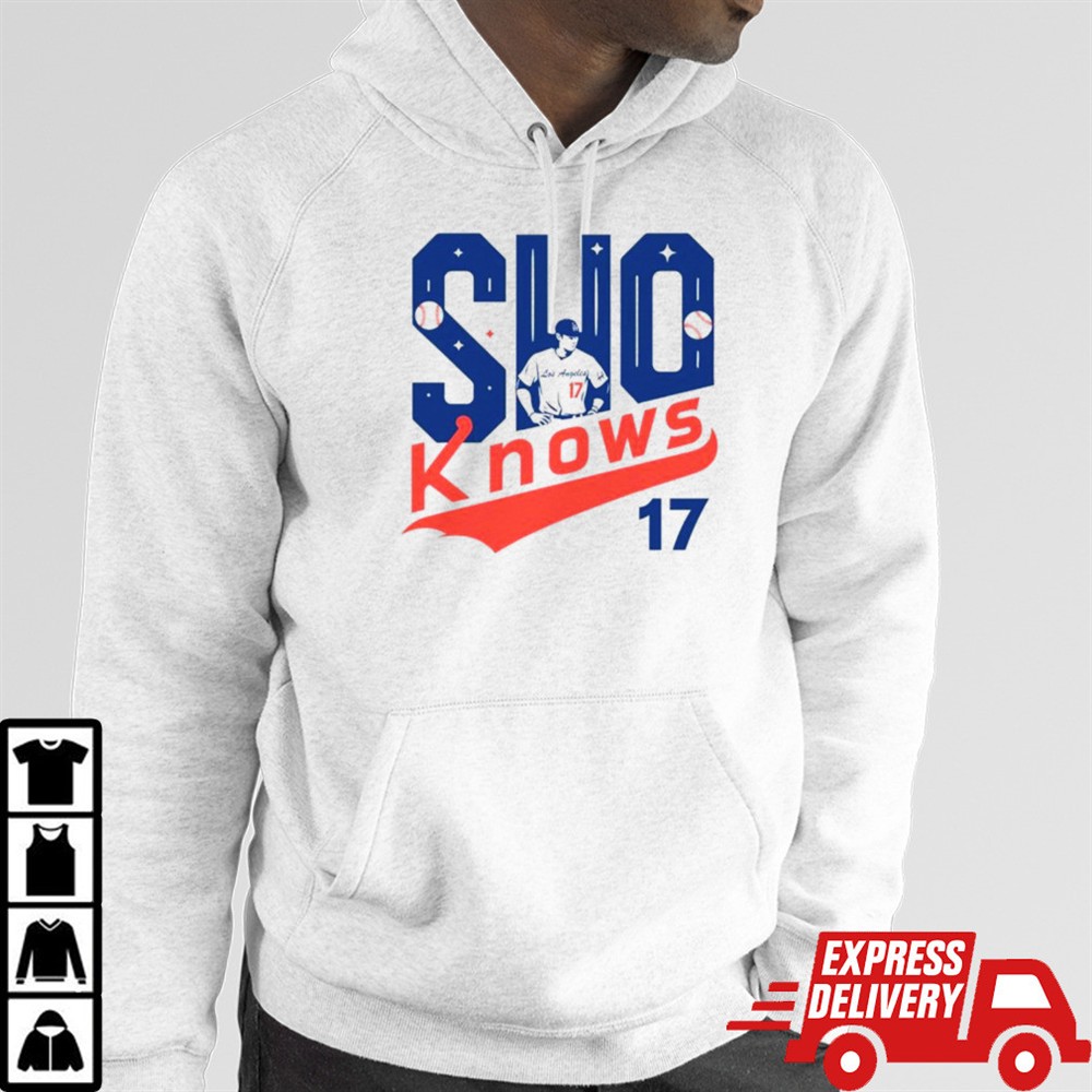 Los Angeles SHO Knows 17 baseball retro shirt