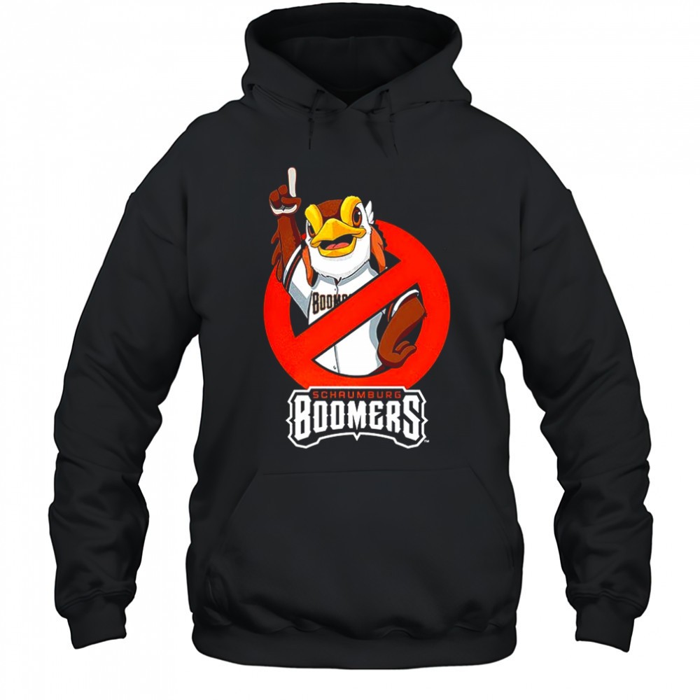 Los Boomers baseball Coop pointing logo mascot shirt