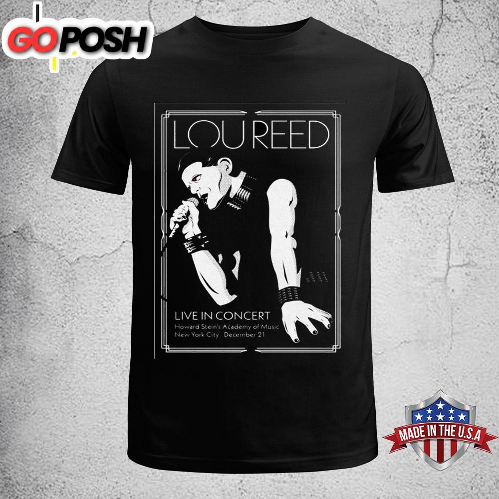Lou Reed Howard Stein’s Academy Of Music In New York City On Dec 21 2024 Unisex T-Shirt