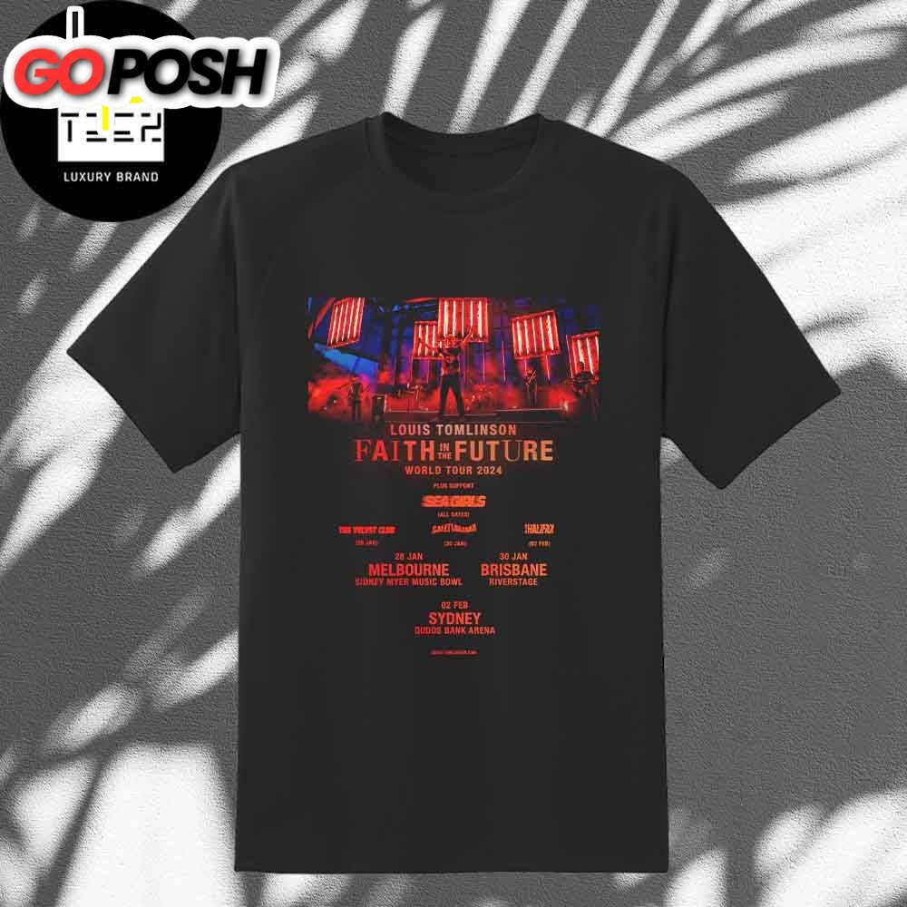 Louis Tomlinson Faith In The Future World Tour 2025 Dates Fan Gifts Classic T-Shirt