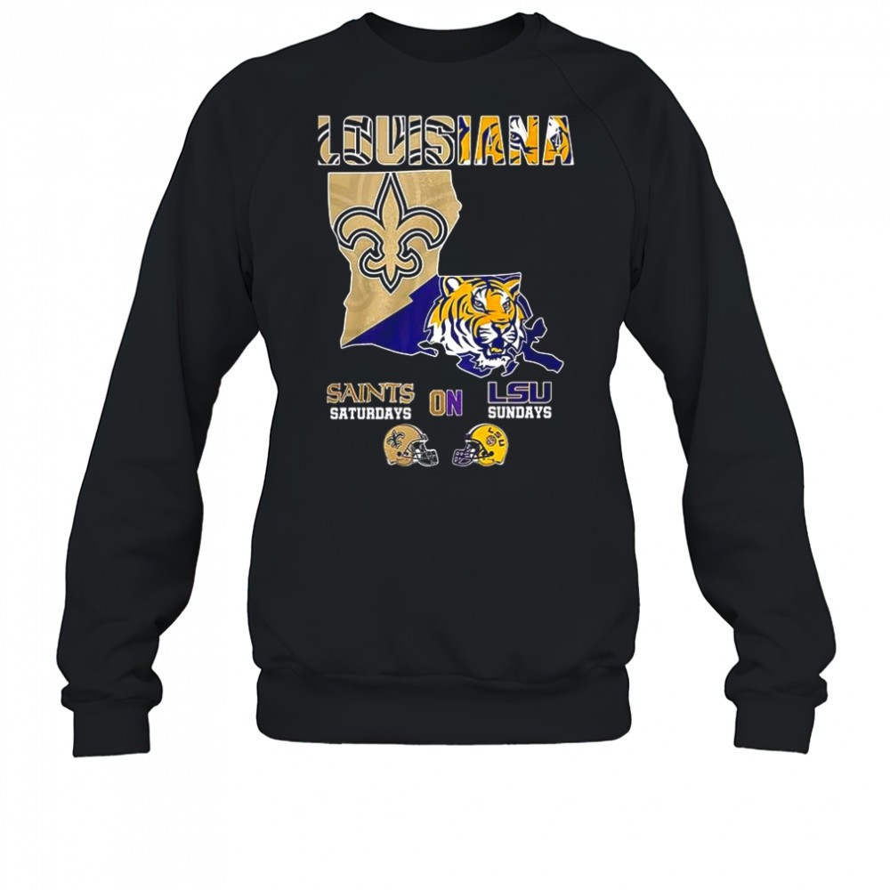louisiana-saints-saturdays-on-lsu-sundays-map-shirt-jq8mn9ok Louisiana Saints saturdays on LSU sundays map shirt