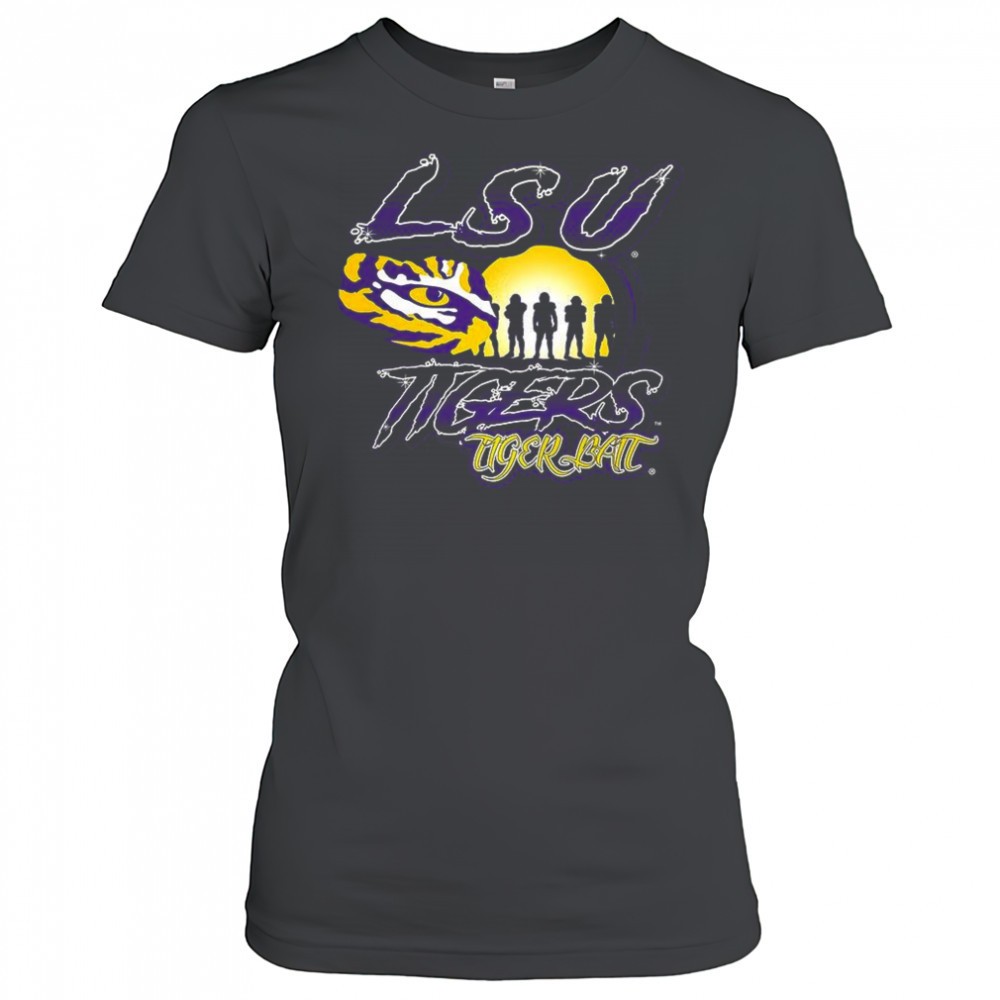 louisiana-state-university-tigers-football-tiger-bait-silhouette-player-shirt-269k4wcq Louisiana State University Tigers football tiger bait silhouette player shirt