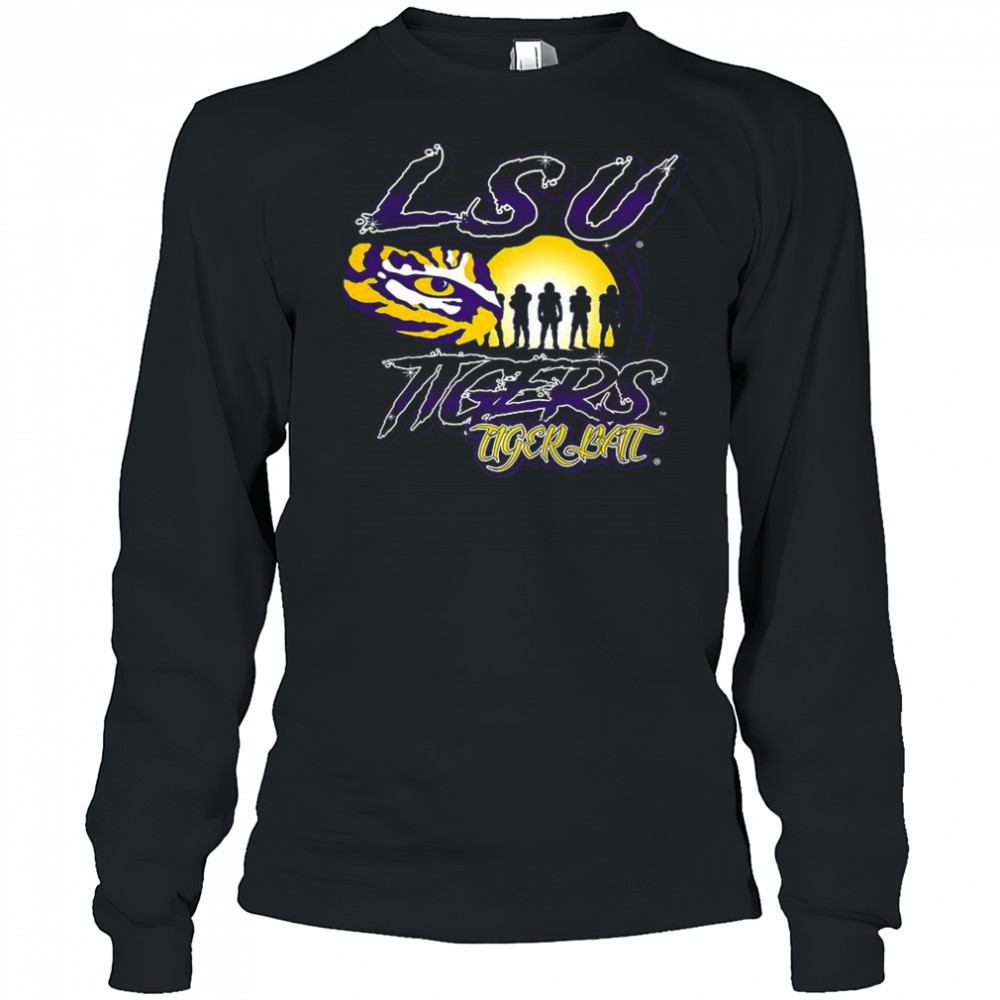 louisiana-state-university-tigers-football-tiger-bait-silhouette-player-shirt-269k4wcq Louisiana State University Tigers football tiger bait silhouette player shirt