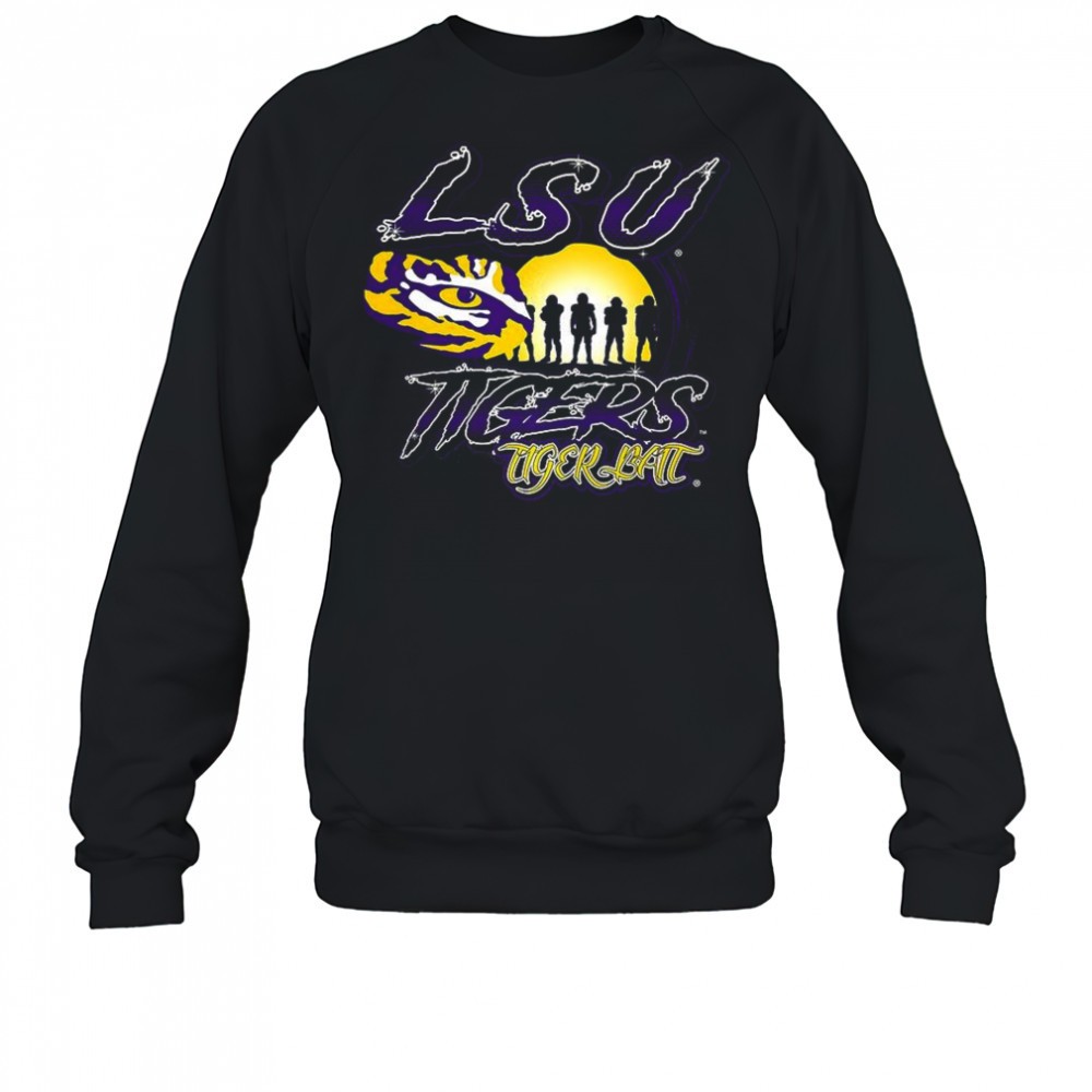 louisiana-state-university-tigers-football-tiger-bait-silhouette-player-shirt-269k4wcq Louisiana State University Tigers football tiger bait silhouette player shirt