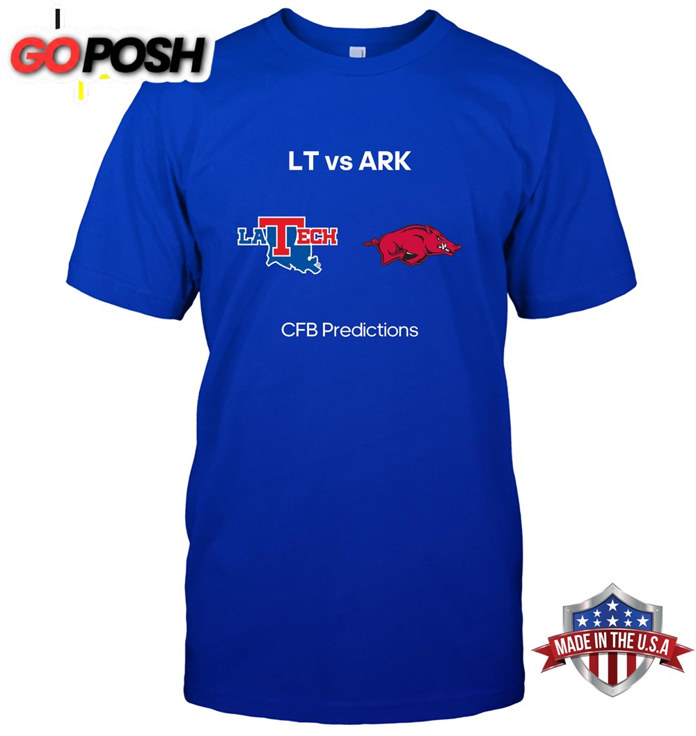 Louisiana Tech vs. Arkansas Picks & Best Bets 23rd Nov 2024 College Football Week 13 T-shirt