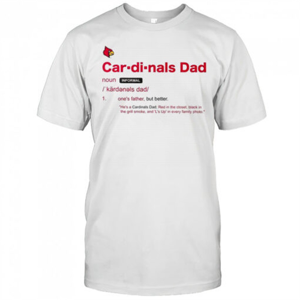 louisville-cardinals-dad-definition-t-shirt-9h7bkuor Louisville Cardinals Dad Definition T-Shirt