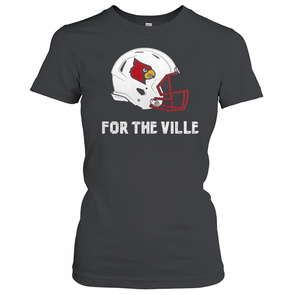 louisville-cardinals-for-the-ville-mascot-helmet-shirt-m774tl55 Louisville Cardinals for the ville mascot helmet shirt