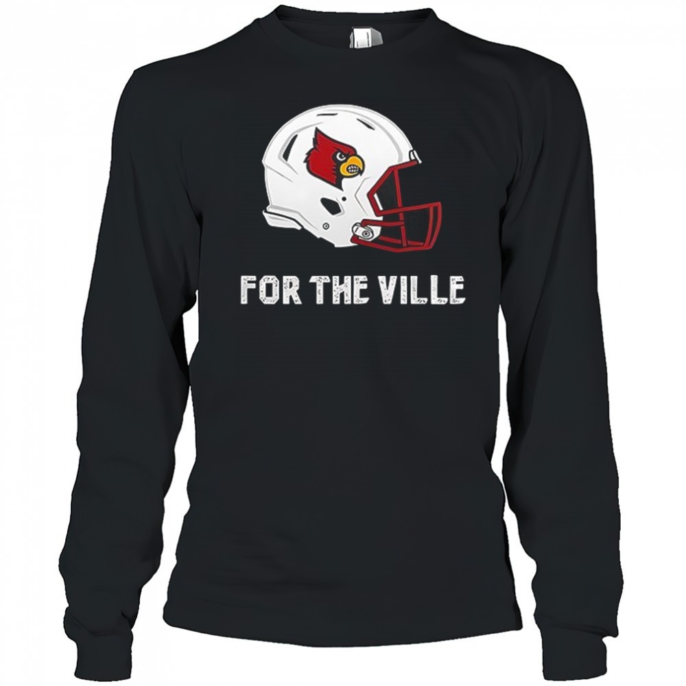 louisville-cardinals-for-the-ville-mascot-helmet-shirt-m774tl55 Louisville Cardinals for the ville mascot helmet shirt
