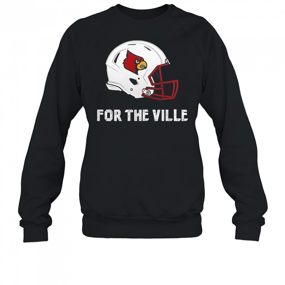 louisville-cardinals-for-the-ville-mascot-helmet-shirt-m774tl55 Louisville Cardinals for the ville mascot helmet shirt