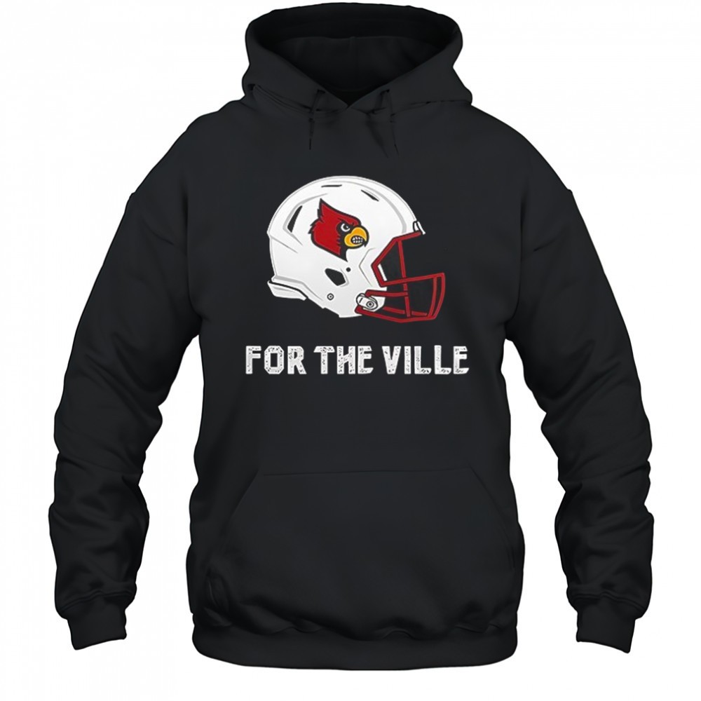 Louisville Cardinals for the ville mascot helmet shirt