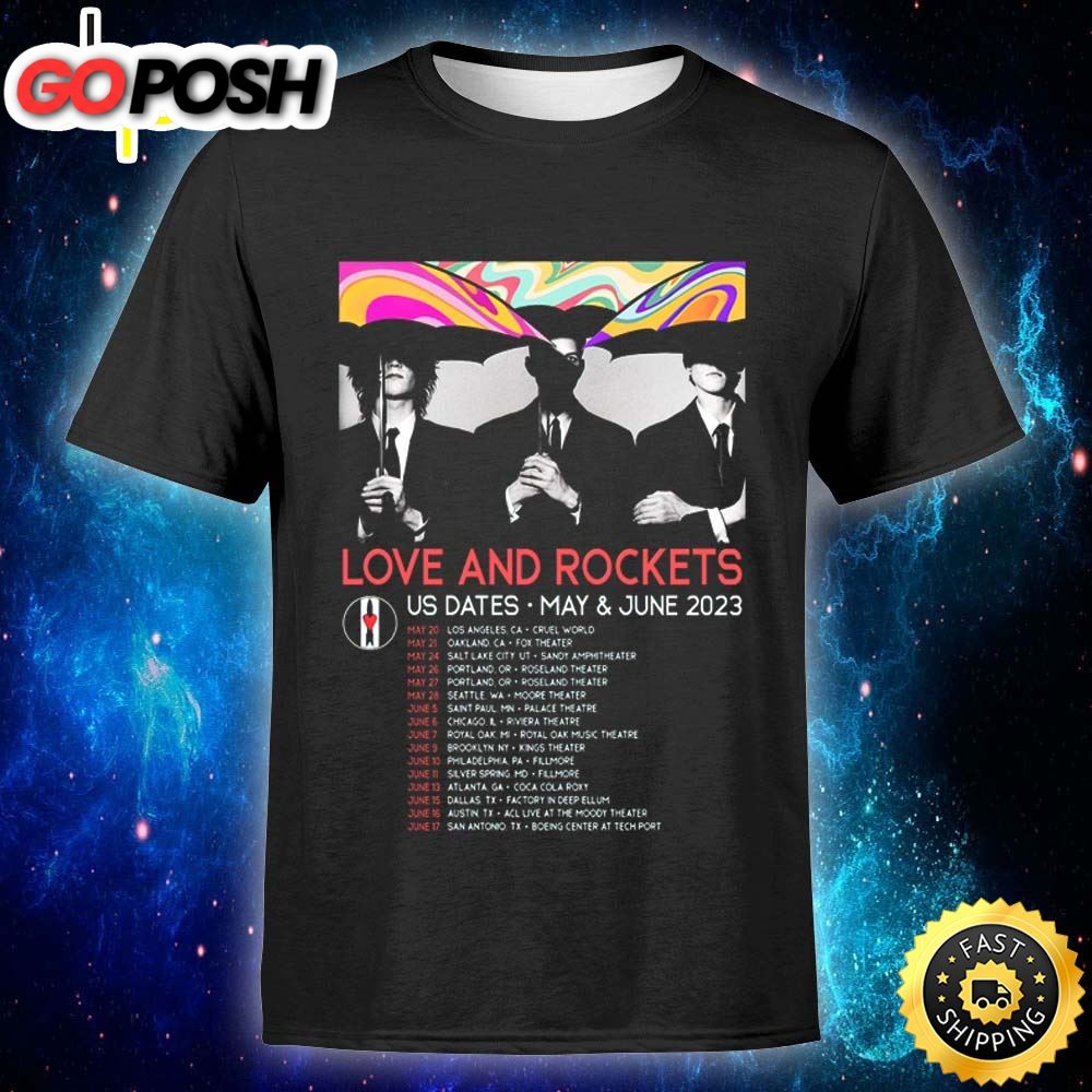 Love And Rockets To Conduct First US Tour In 15 Years Announce Vinyl Reissue Of Fifth Album Unisex T-shirt