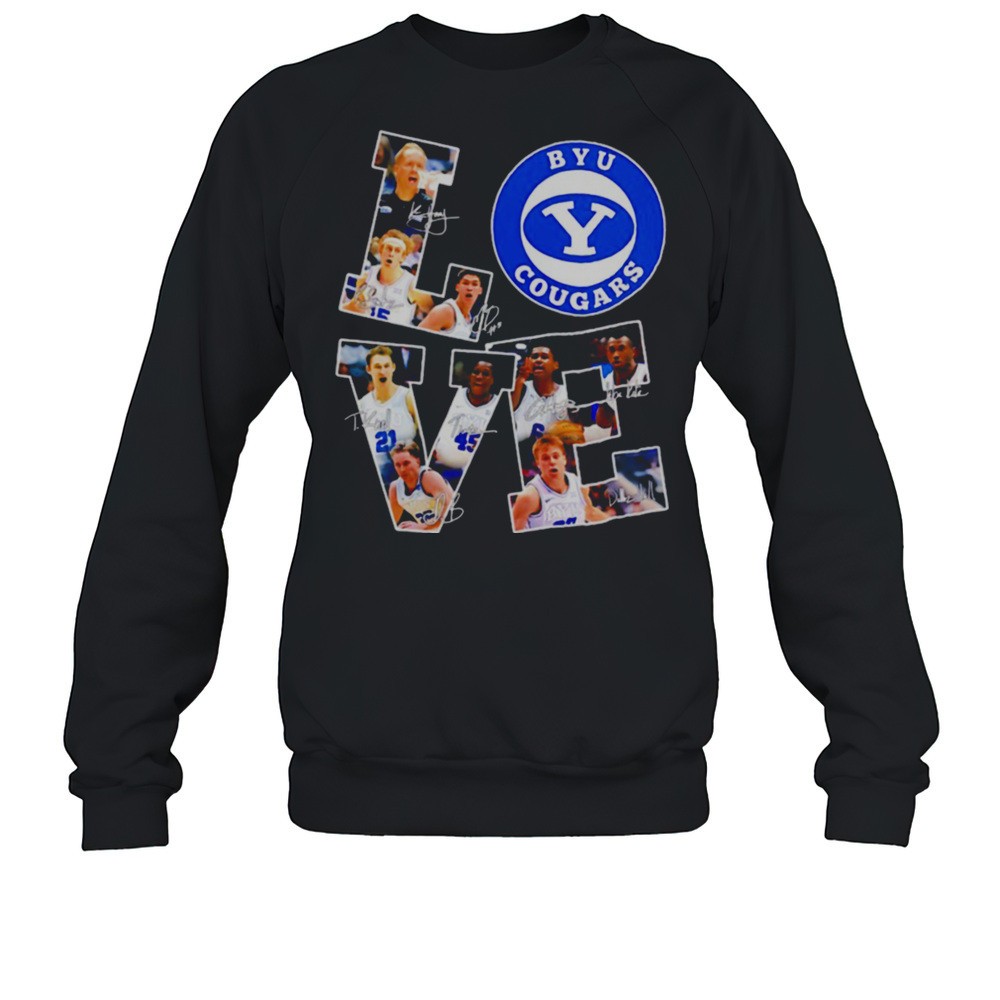 Love BYU Cougars Fans Signature Shirt