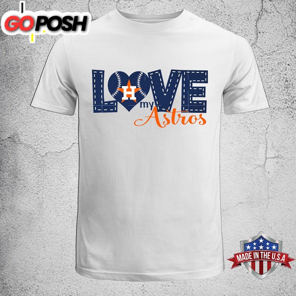 Love My Astros Baseball Unisex T-Shirt