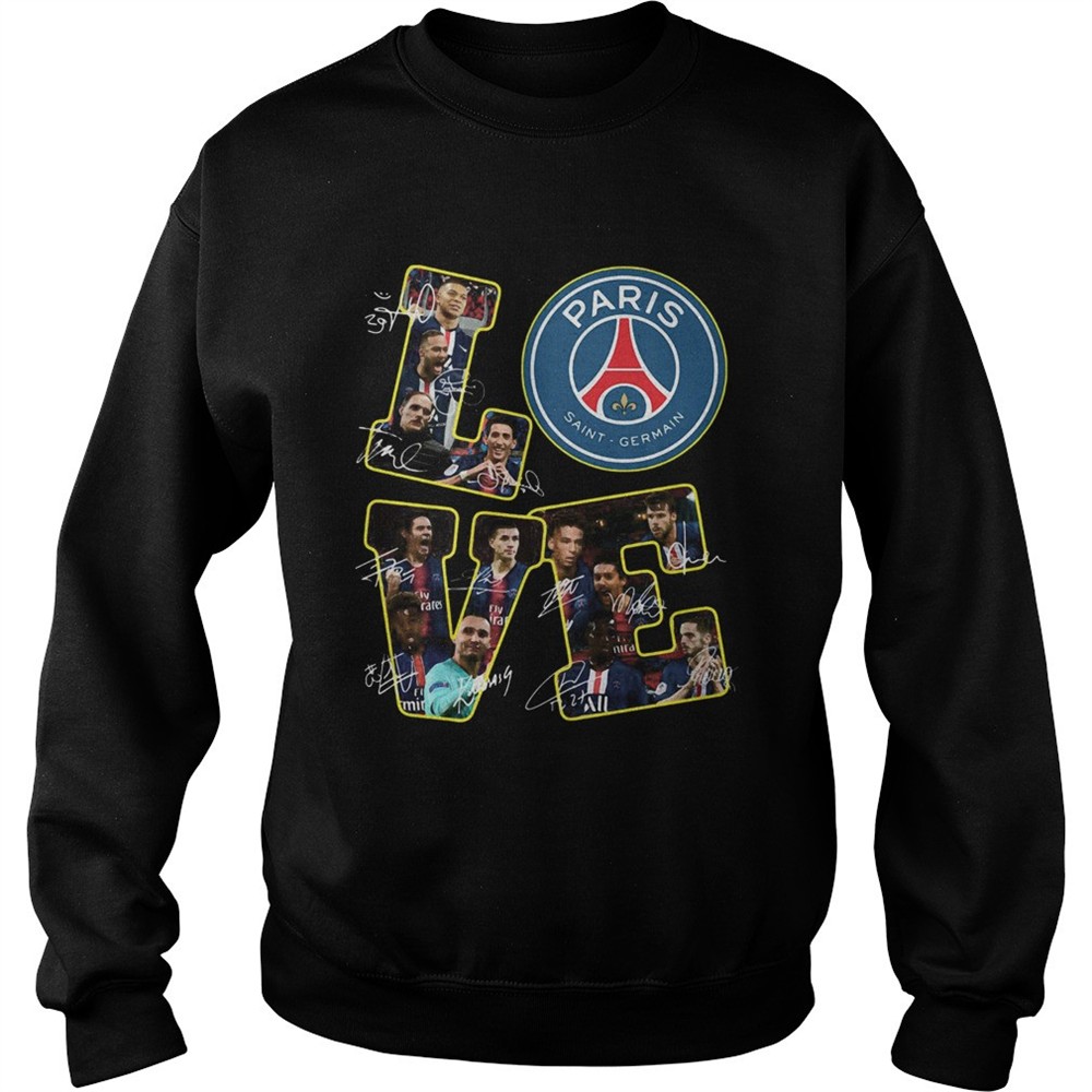 Love Paris Saint Germain Signatures shirt
