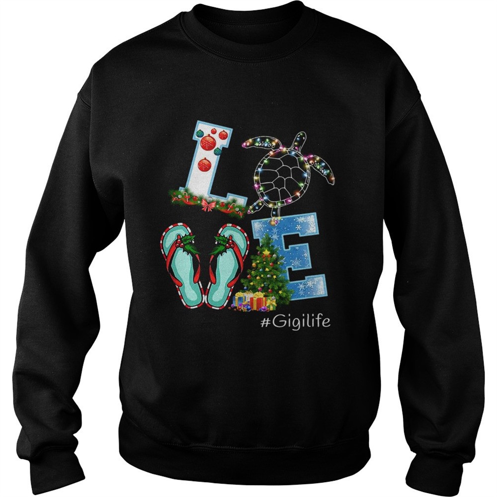 Love Turtle Gigilife Christmas shirt