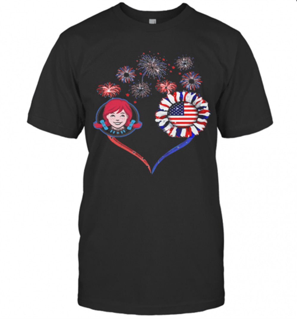 Love WendyS Firework America 4Th Of July Independence Day T-Shirt