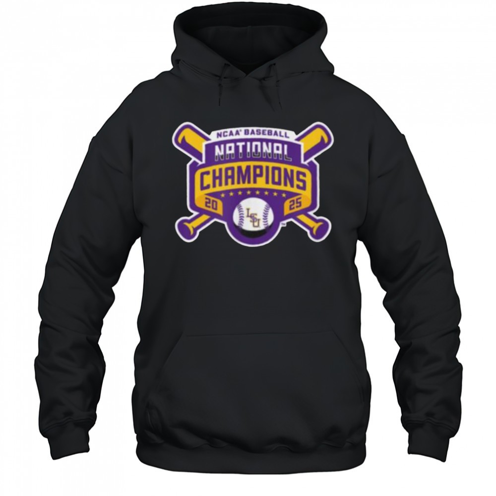 LSU Baseball_ 2025 National Champions Logo T Shirt