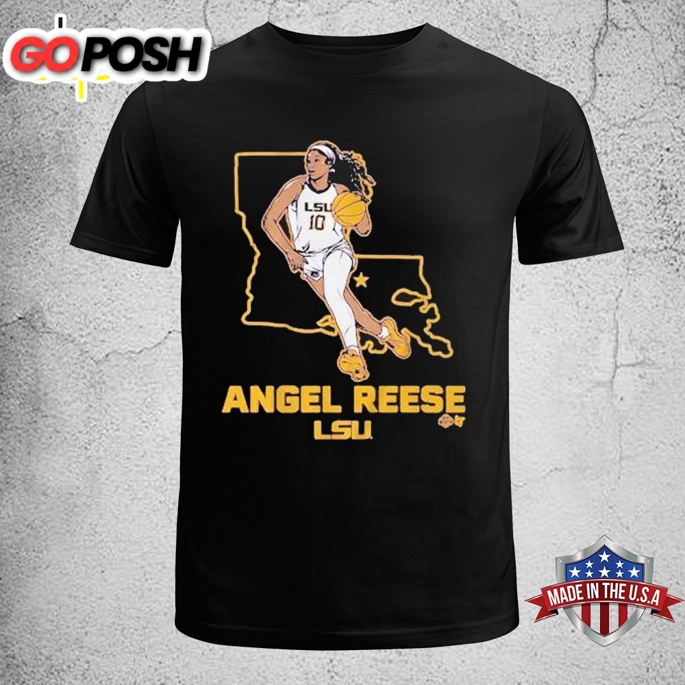 Lsu Basketball Angel Reese State Star 2025 Unisex T-Shirt