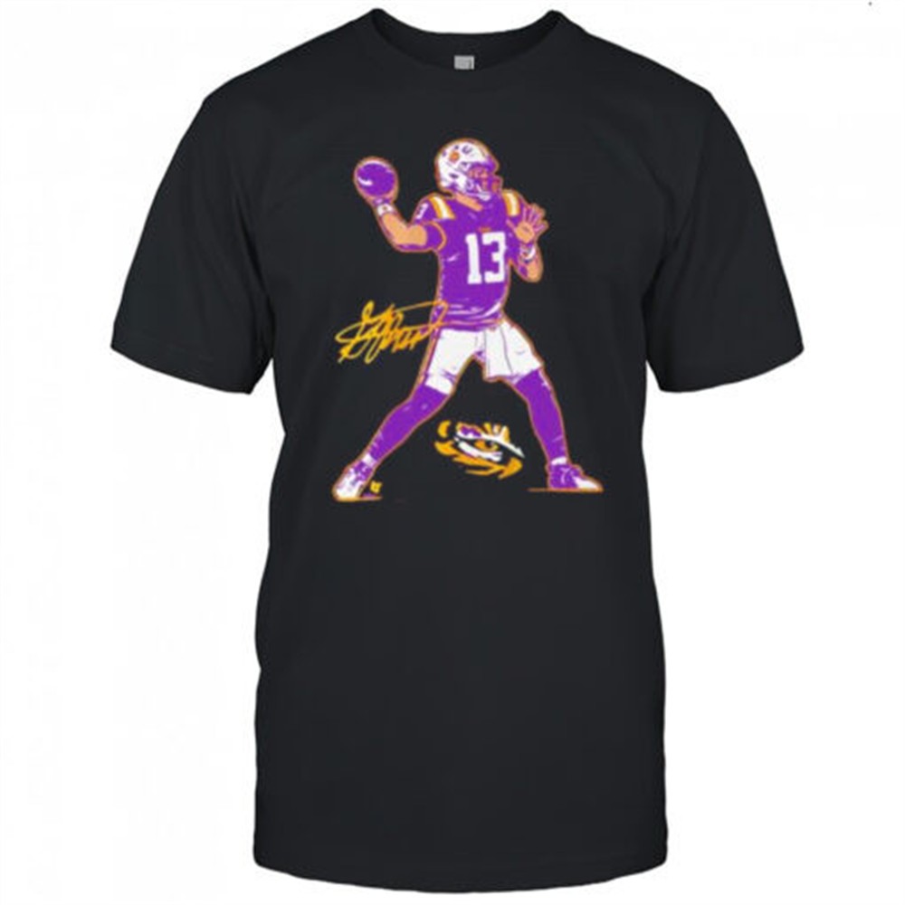 lsu-football-garrett-nussmeier-superstar-pose-signature-shirt-1dt1f6di LSU Football Garrett Nussmeier Superstar Pose signature shirt