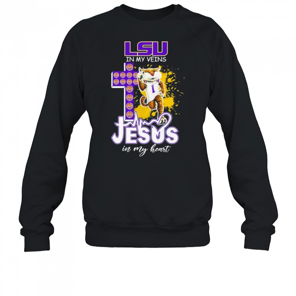 lsu-in-my-veins-jesus-in-my-heart-mascot-shirt-xmag8e1c LSU in my veins Jesus in my heart mascot shirt