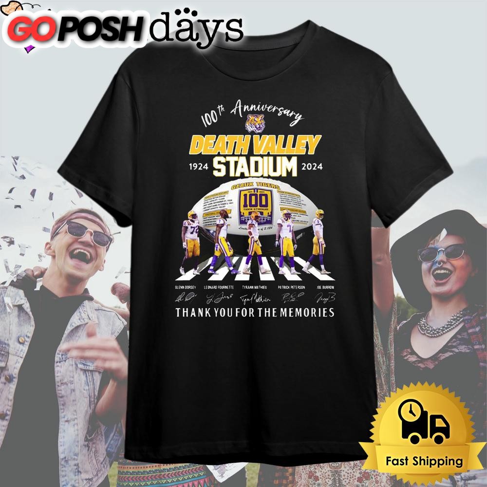 LSU Tigers 100Th Anniversary Death Valley Stadium T Shirt