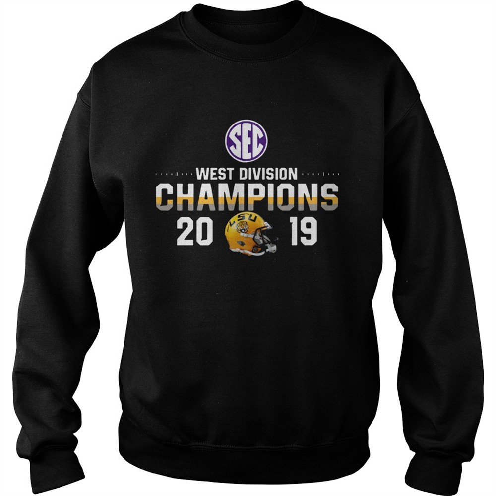 LSU Tigers 2019 SEC West Football Division Champions shirt