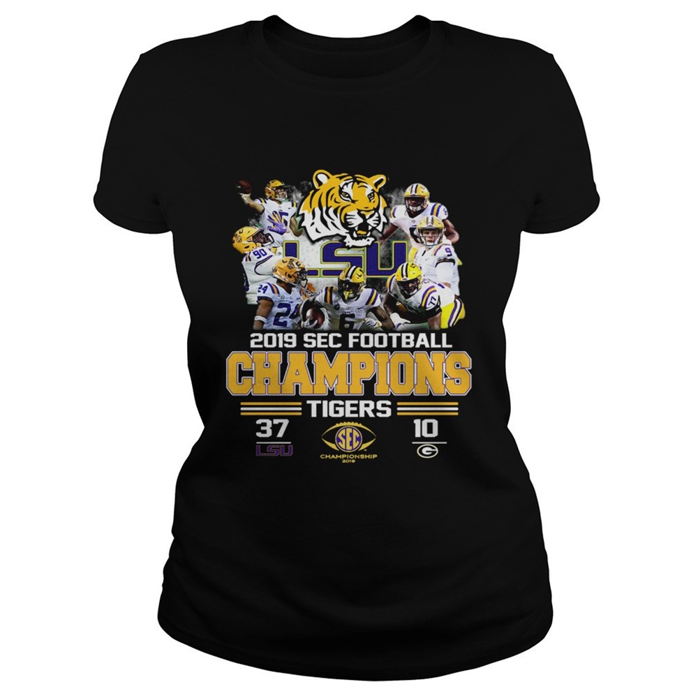 lsu-tigers-37-georgia-bulldogs-10-score-2019-sec-champions-shirt-ccnjk3zc LSU Tigers 37 Georgia Bulldogs 10 Score 2019 SEC Champions shirt