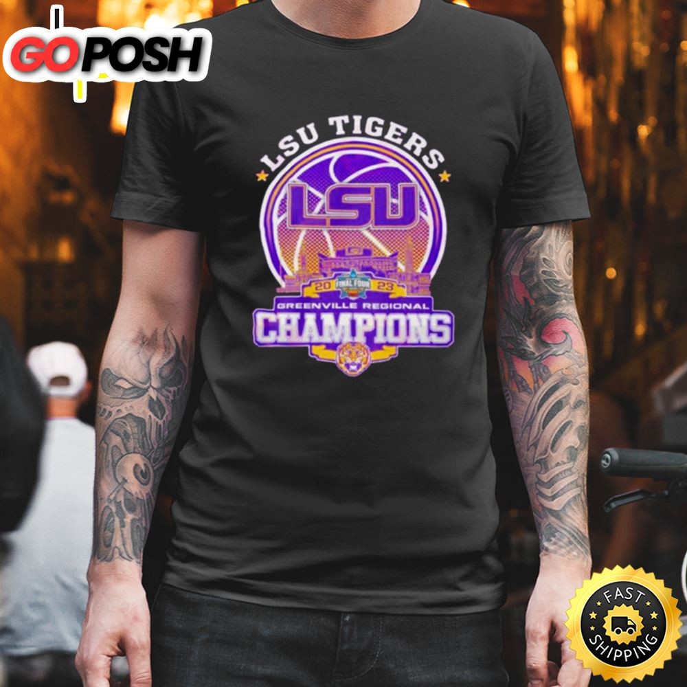 Lsu Tigers Final Tour 2025 Greenville Regional Champions Unisex Black T-shirt