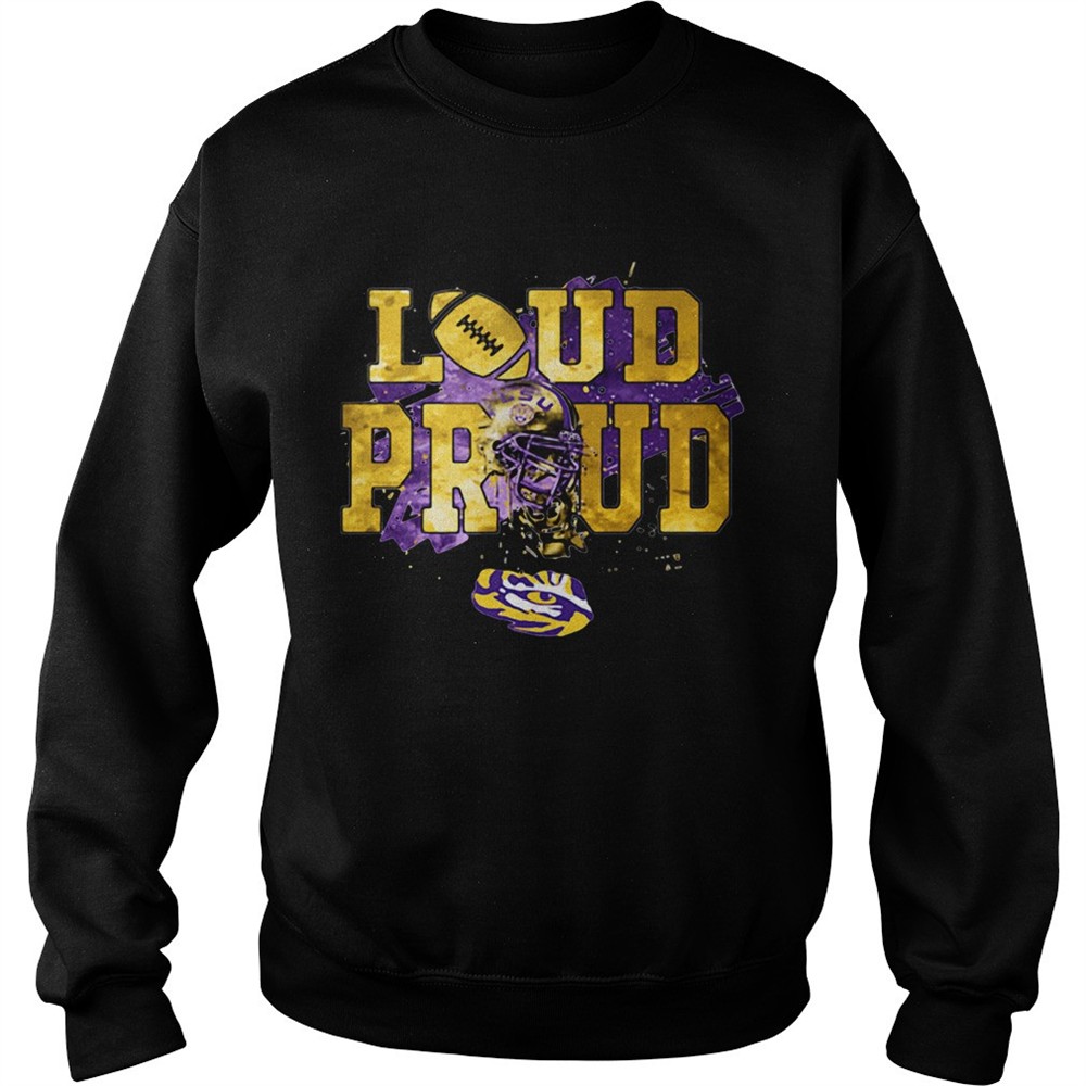 LSU Tigers Loud And Proud Rising Helmet shirt
