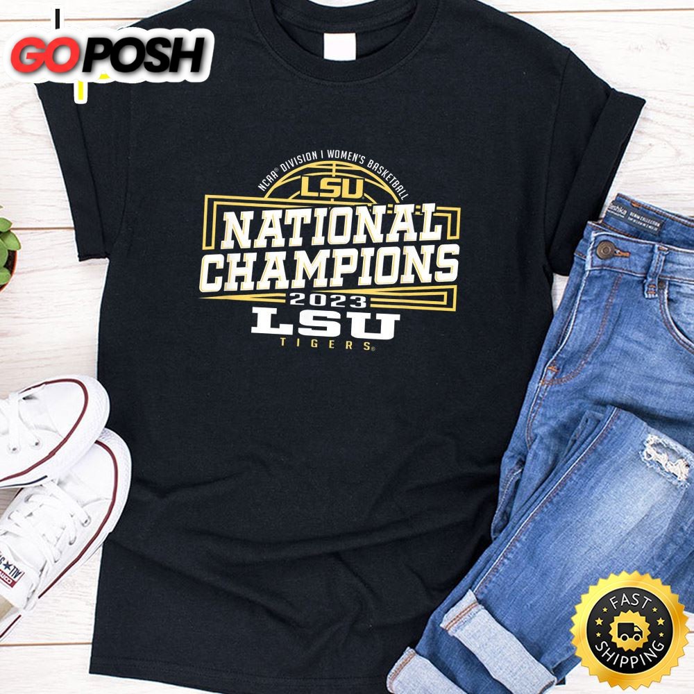 LSU Tigers National Champs 2025 Basketball Victory T-Shirt