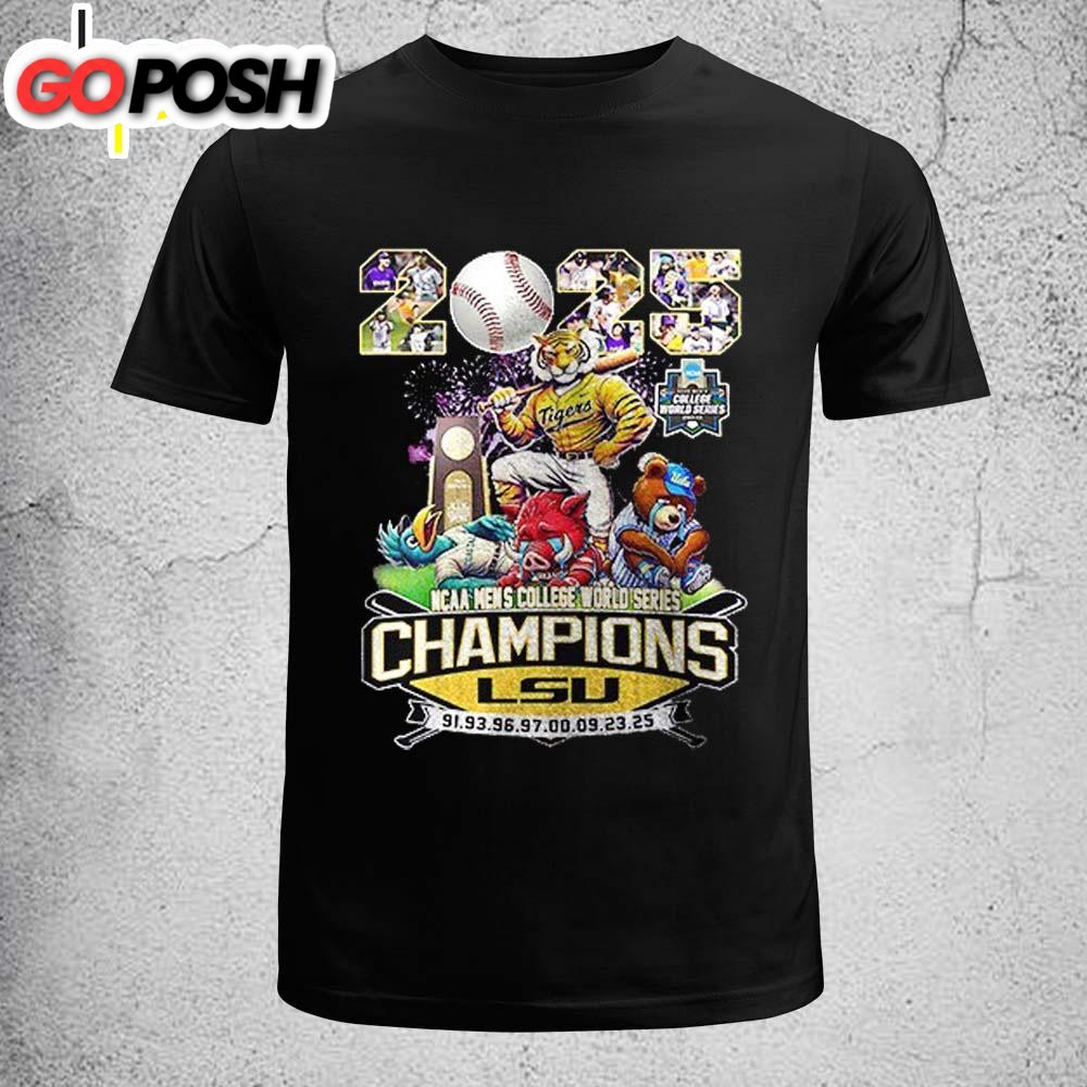 LSU Tigers NCAA Men’s College World Series 2025 Unisex T-Shirt
