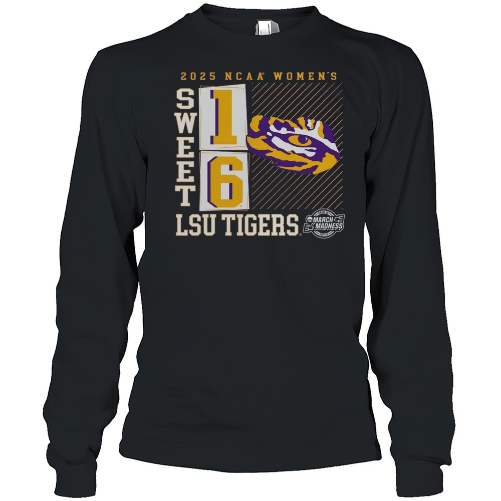 lsu-tigers-ncaa-womens-basketball-tournament-march-madness-sweet-16-elite-8-no-l-hlfp1t29 LSU Tigers NCAA Womens Basketball Tournament March Madness Sweet 16 Elite 8 No Look Pass 2025 Logo T-shirt