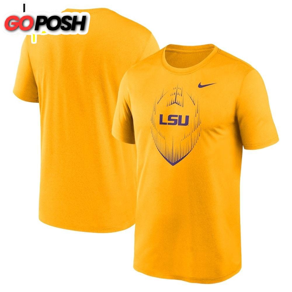Lsu Tigers Primetime Legend Icon Performance Yellow Shirt