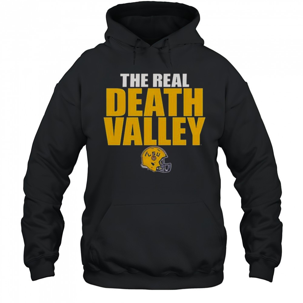 LSU Tigers The Real Death Valley Helmet 2025 T-Shirt