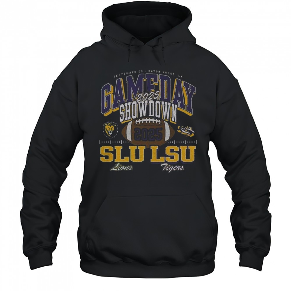 LSU Tigers Vs Southeastern Louisiana Football 2025 Gameday Showdown Shirt