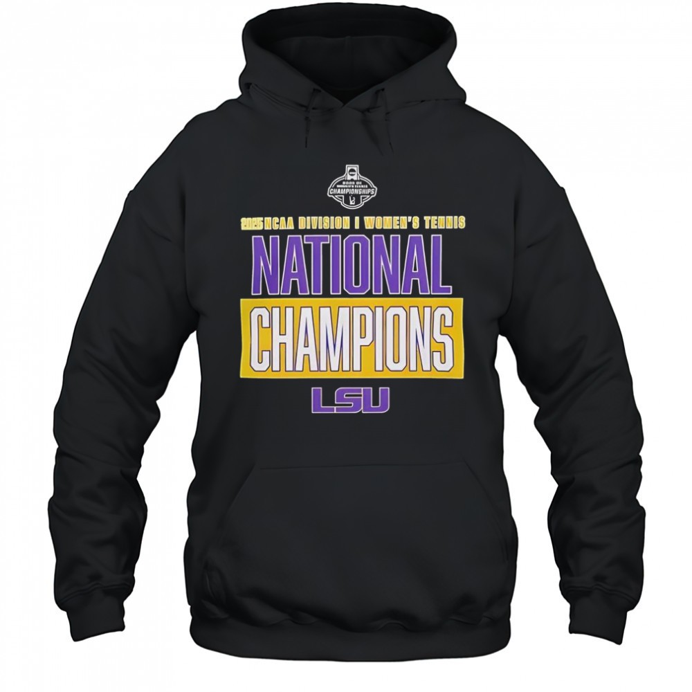 LSU Tigers Womens Tennis 2025 NCAA DI National Champions T-Shirt