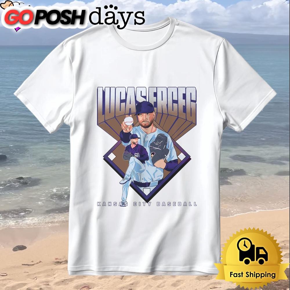 Lucas Erceg Kansas City Baseball Diamond T-Shirt