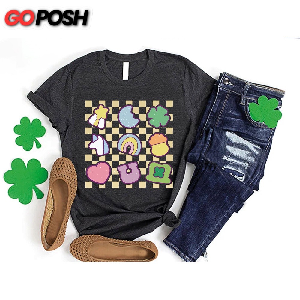 lucky-charm-shirtwomens-st-patricks-day-shirt-flour-leaf-clovershamrock-rain-v917w6x0 Lucky Charm Shirt,Womens St Patrick’s Day Shirt, Flour Leaf Clover,Shamrock Rainbow Tee,St Patty’s Day Gift