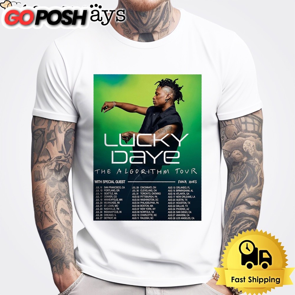 Lucky Daye The Algorithm Tour 2024 Tour Unisex T-Shirt