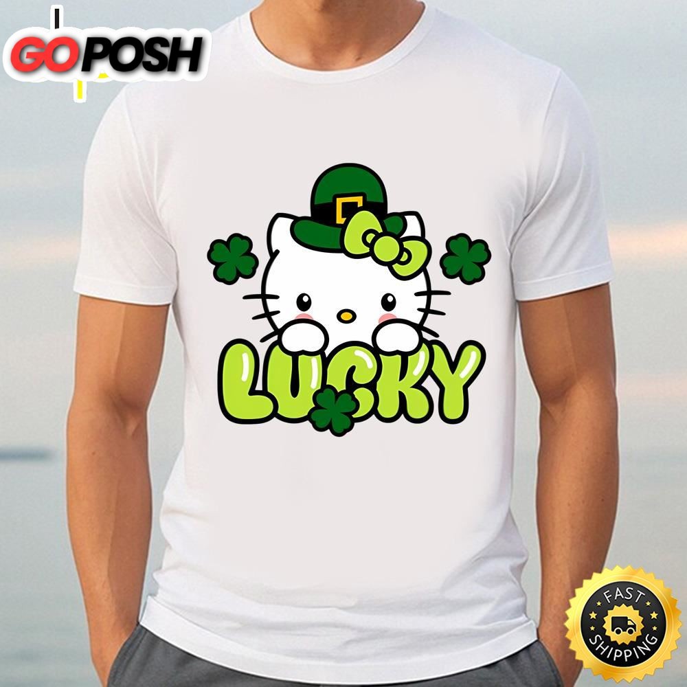 Lucky Hello Kitty St Patrick Day Shirt Kitty