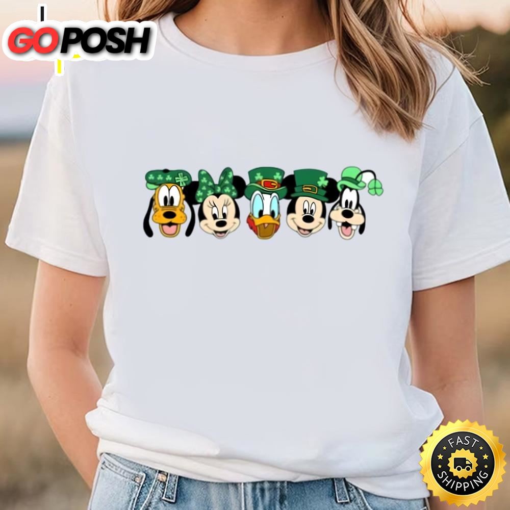 Lucky Mickey And Friends Shirt, Mickey St Patricks Day Shirt