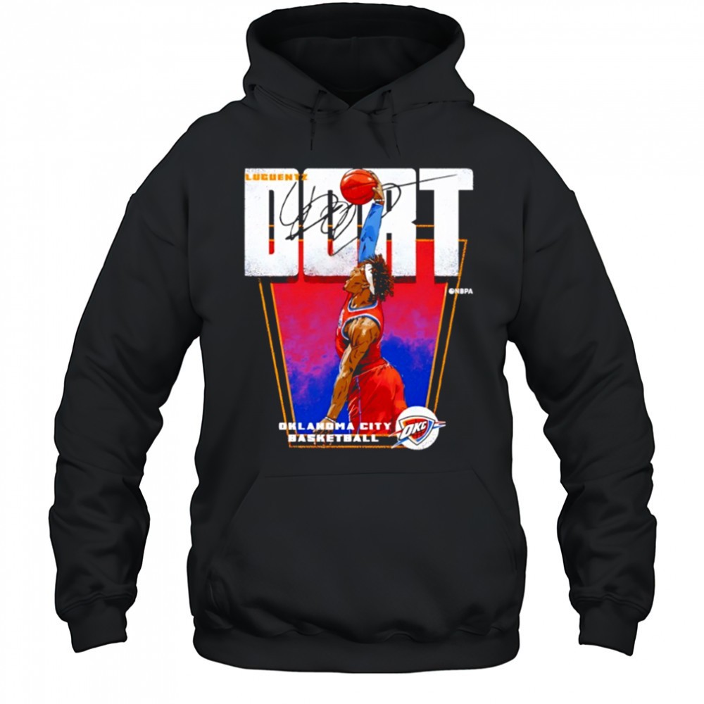 Luguentz Dort Oklahoma City Thunder NBA player basketball signature shirt